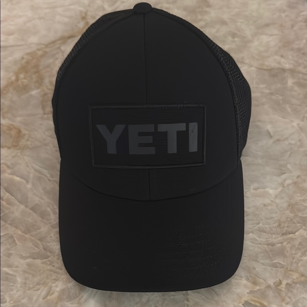 YETI Black Trucker Hat